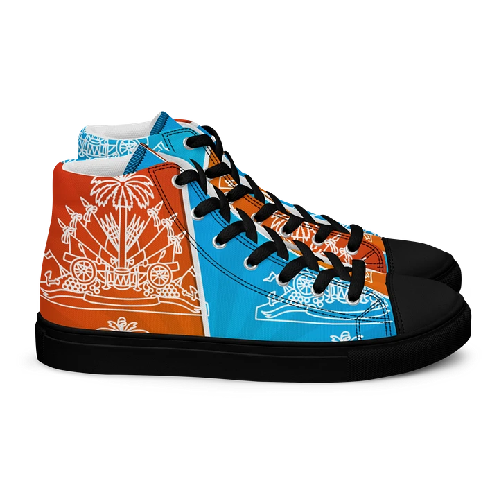 Haitian flag Men's High Tops product image (2)