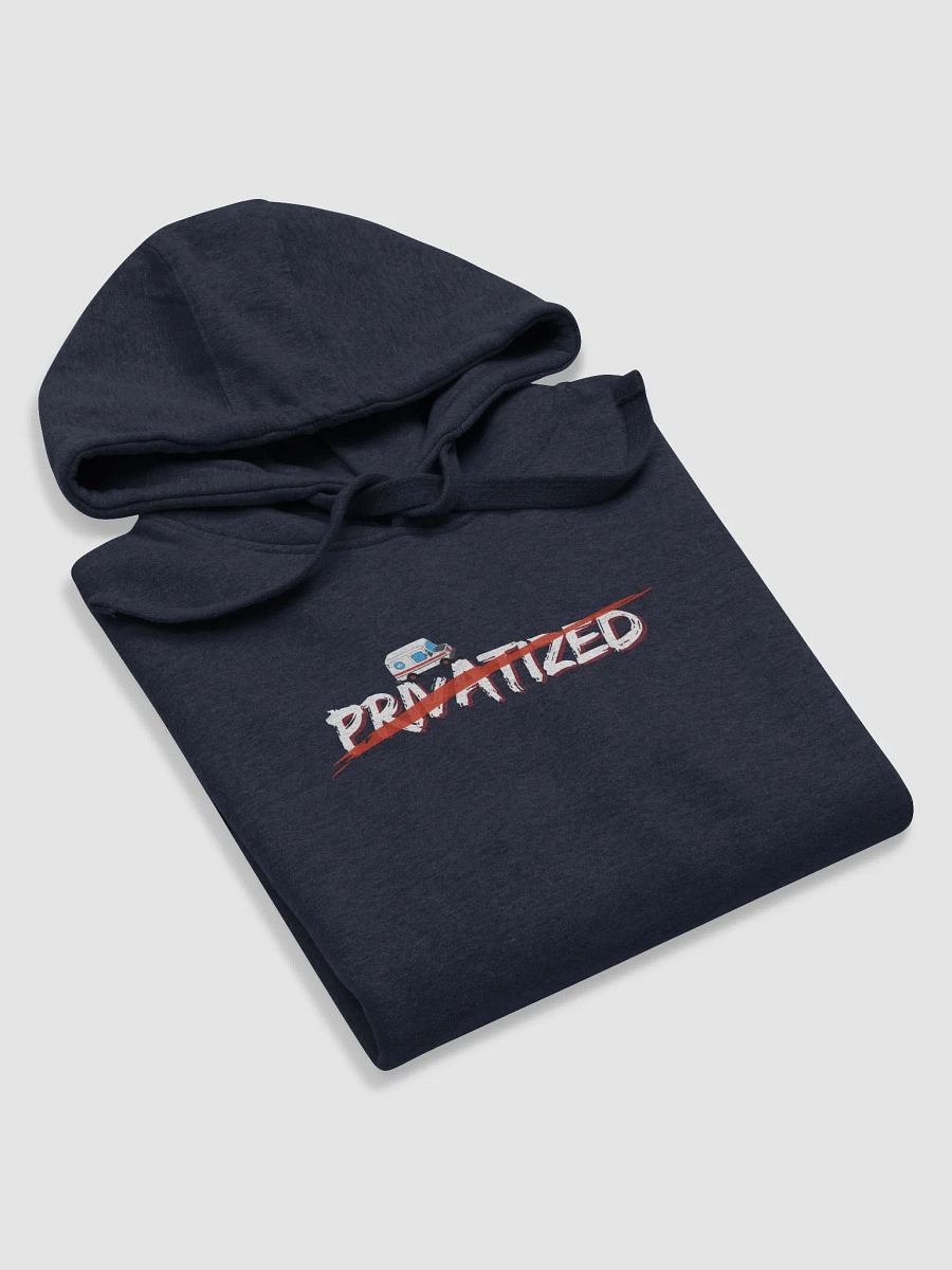 Express Male "No Privatization" Hoodie (DARK NAVY) product image (3)