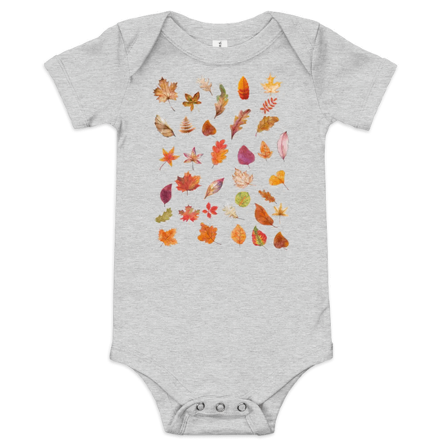 Autumn Leaves Collage Baby Bodysuit product image (1)