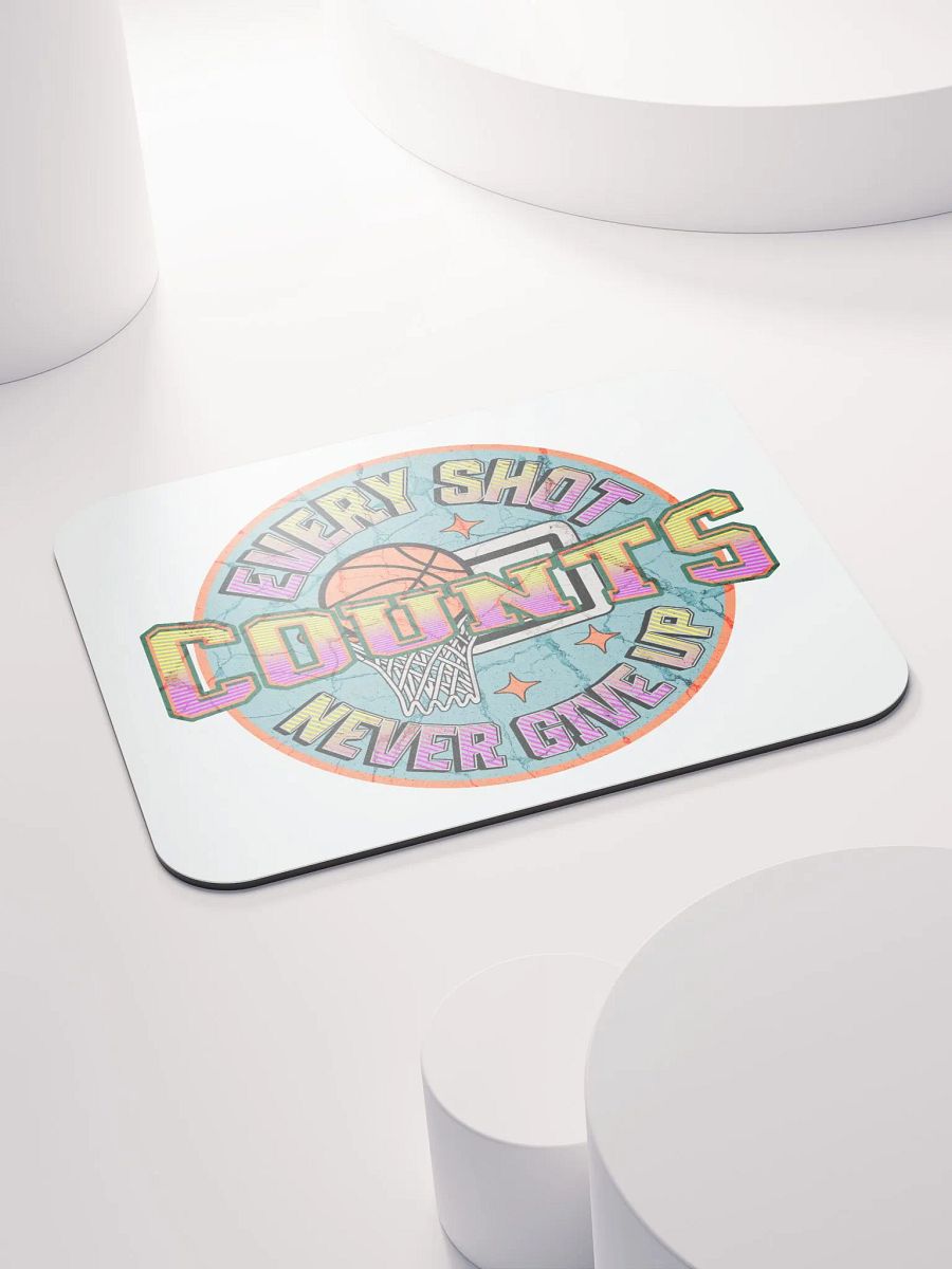 Every Shot Counts Basketball Hoops of Inspiration Mouse Pad product image (4)