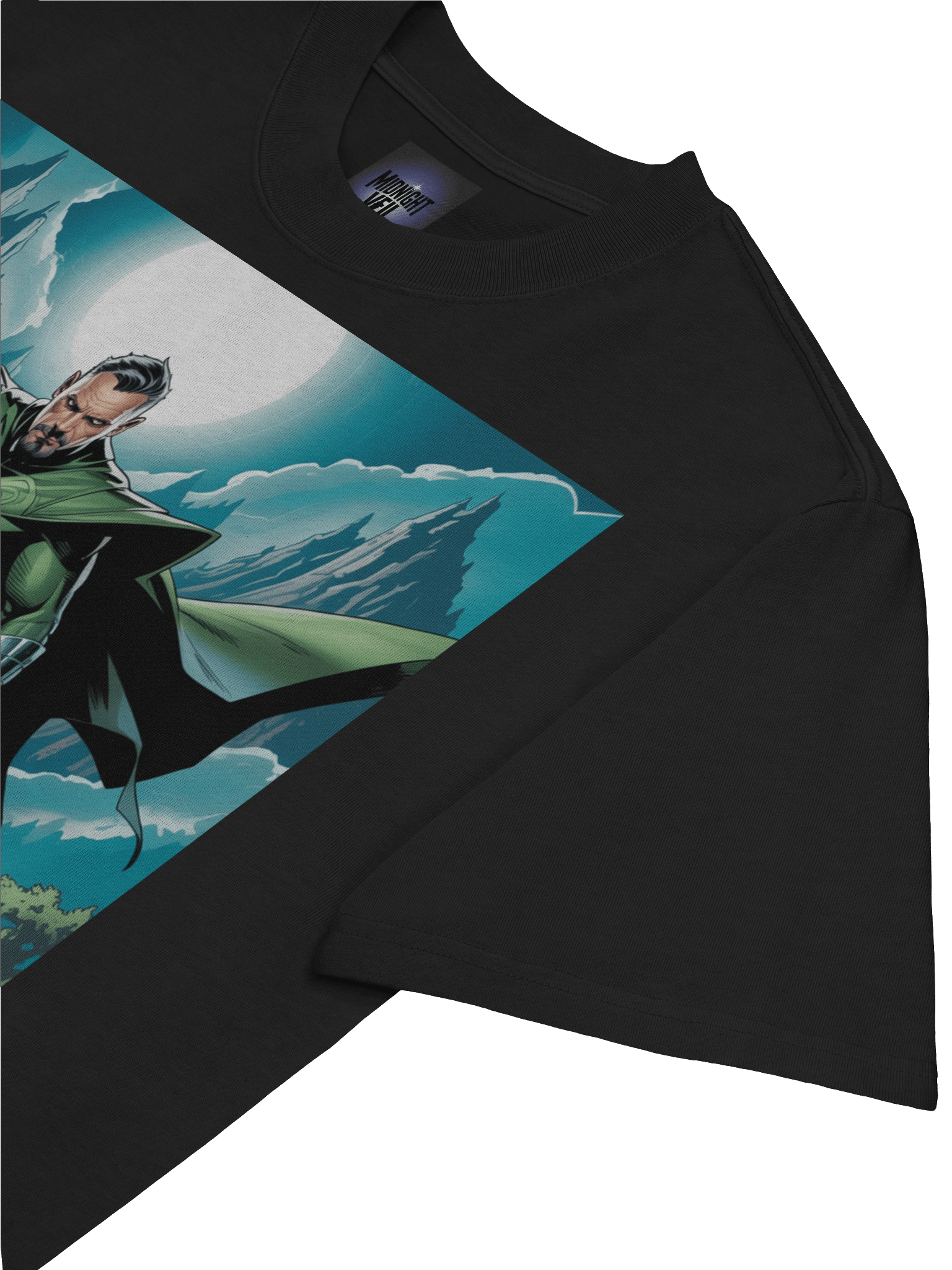 Eternal Shadows: Ra’s Al Ghul Inspired Oversized Faded T-Shirt product image (7)