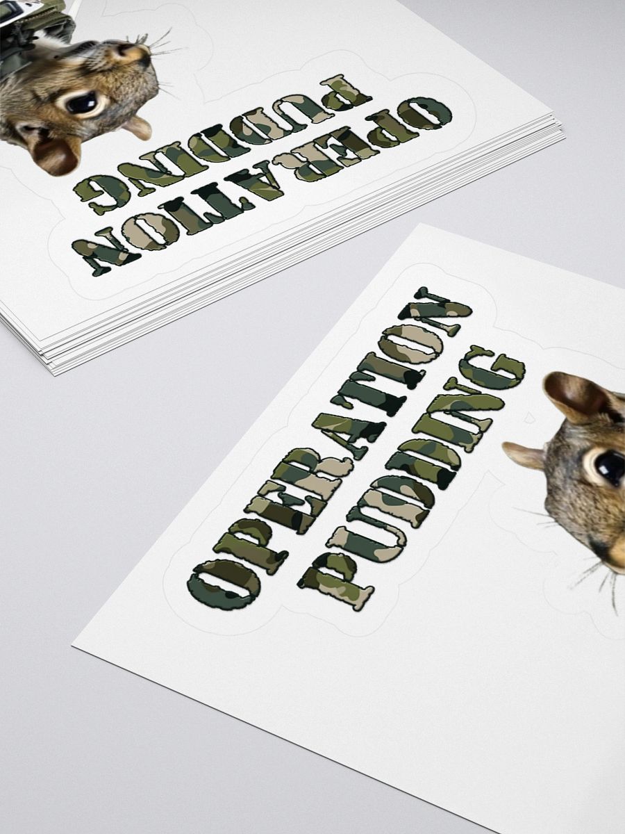 Waffles Operation Pudding - Sticker product image (11)