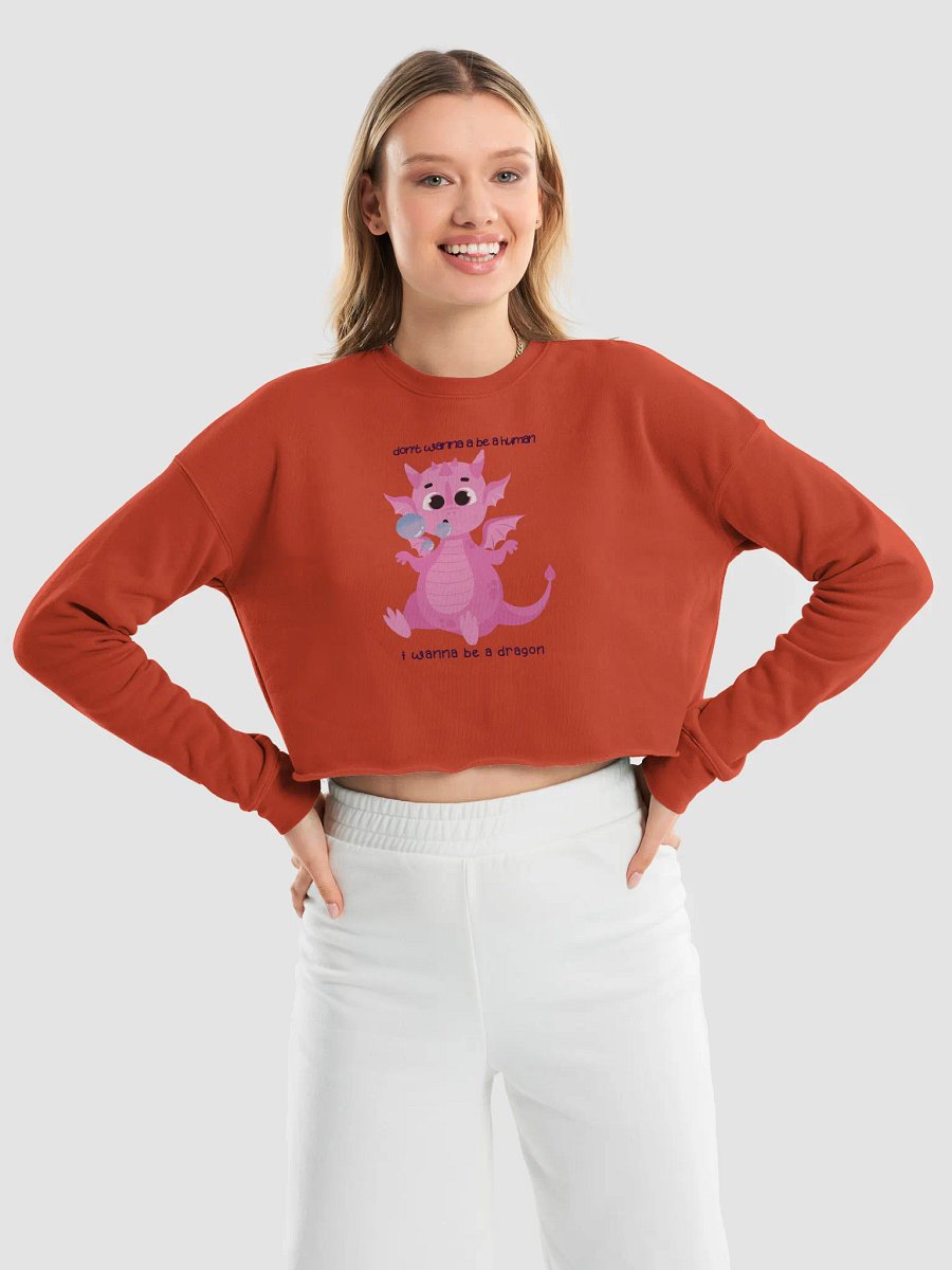 Dragon Dreams Women's Crop Sweatshirt product image (27)