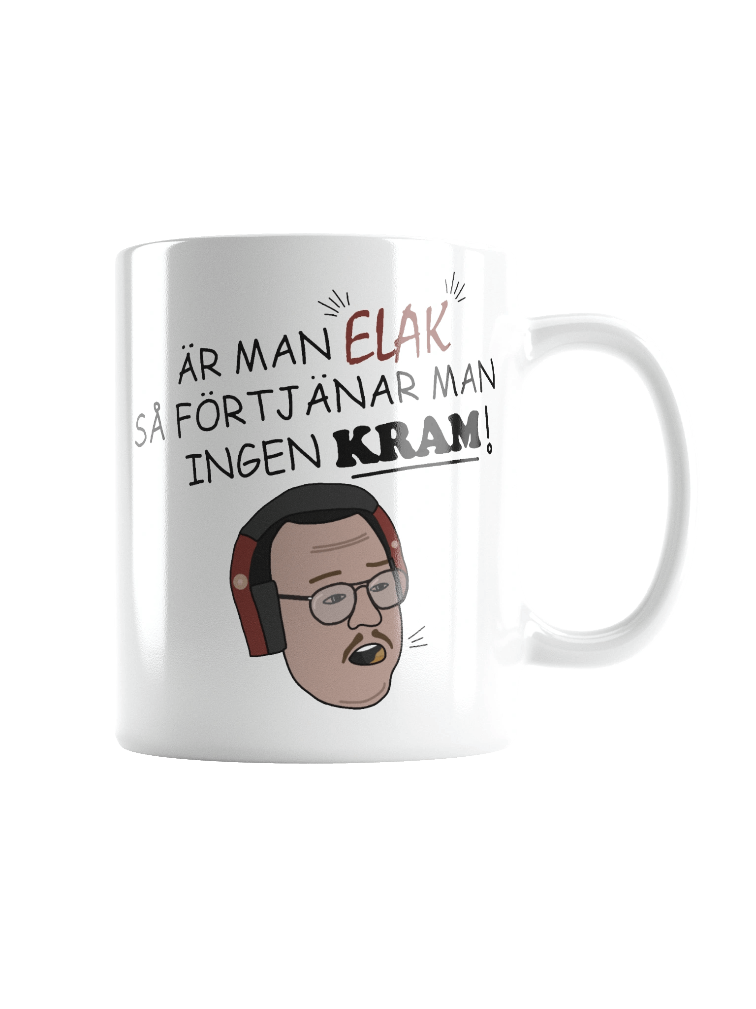 FÖRTJÄNAR INGEN KRAM - MUG product image (3)