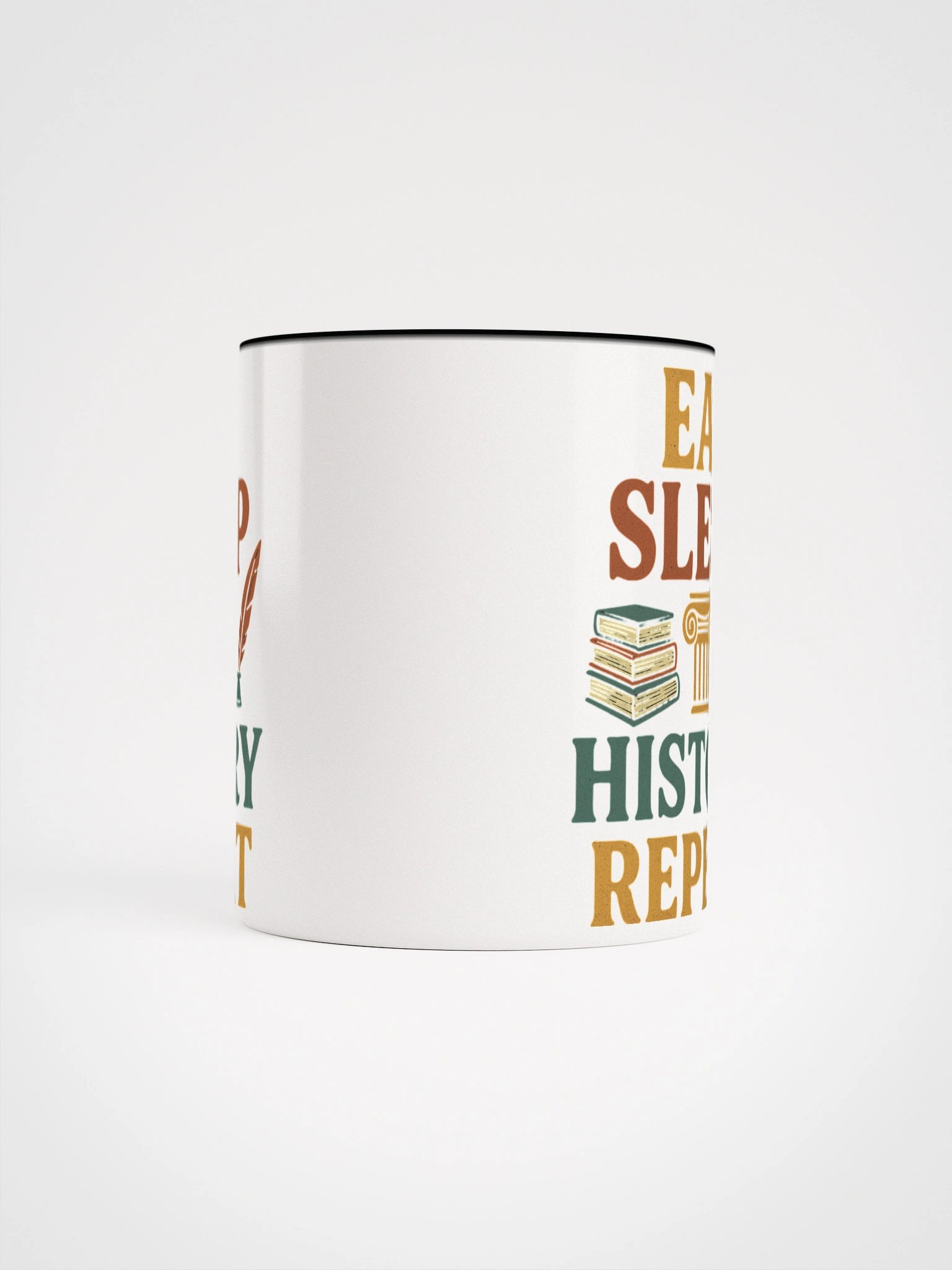 Eat Sleep History Repeat Mug – Teacher Coffee Cup for History Buffs product image (66)
