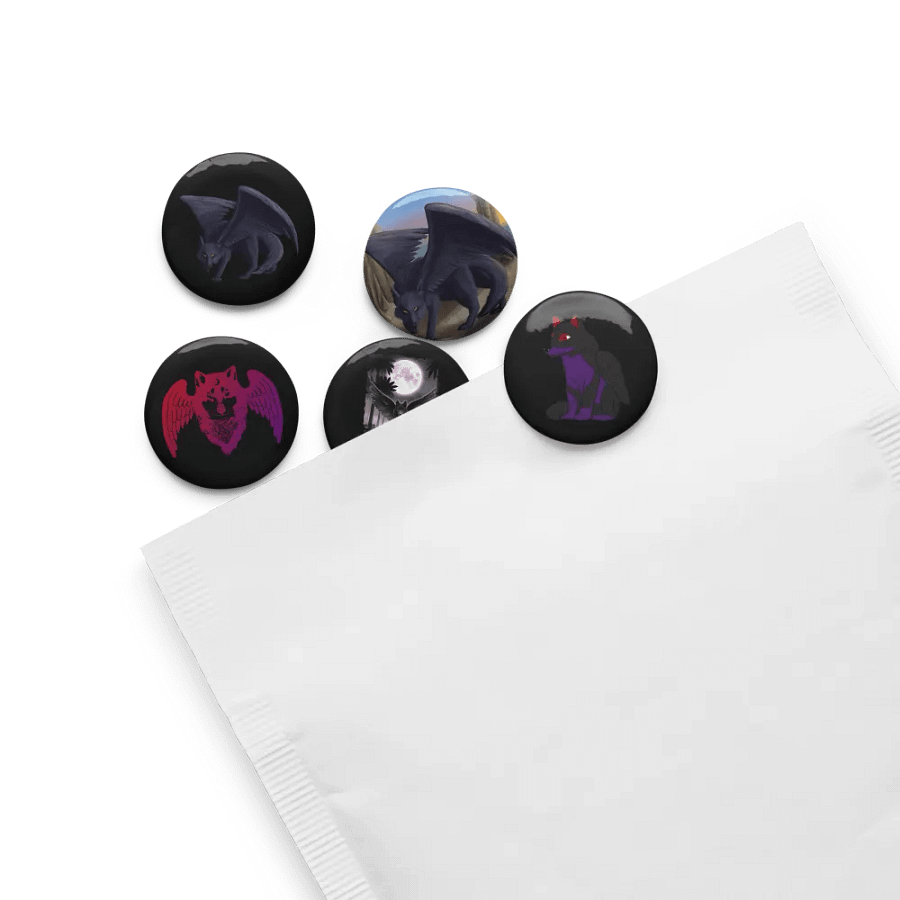 Wolvaren Button Pins Set product image (10)