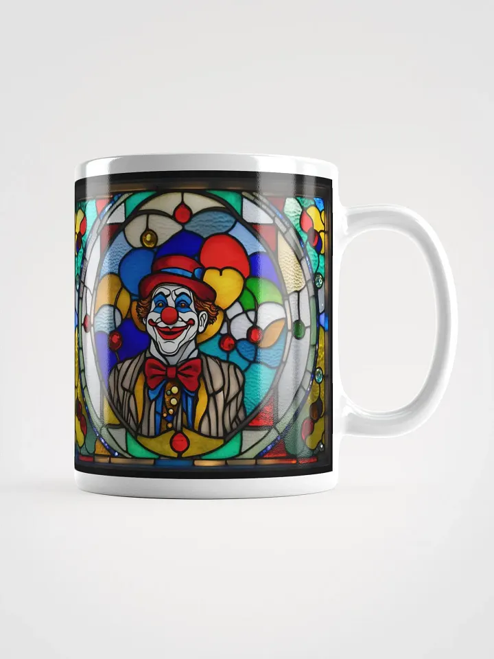 #002 Joyful Bumpy Jenkins Clown Stained Glass Mug product image (1)