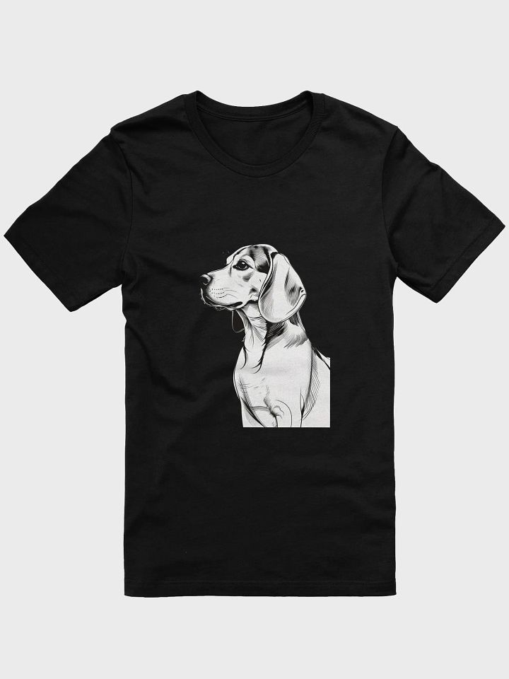 Beagle Art Print T-Shirt product image (2)