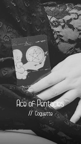 Ace of Pentacles // @coquette_en_noir 

The opportunity that is nurtured with the energy of the Ace of Pentacles is destined ...
