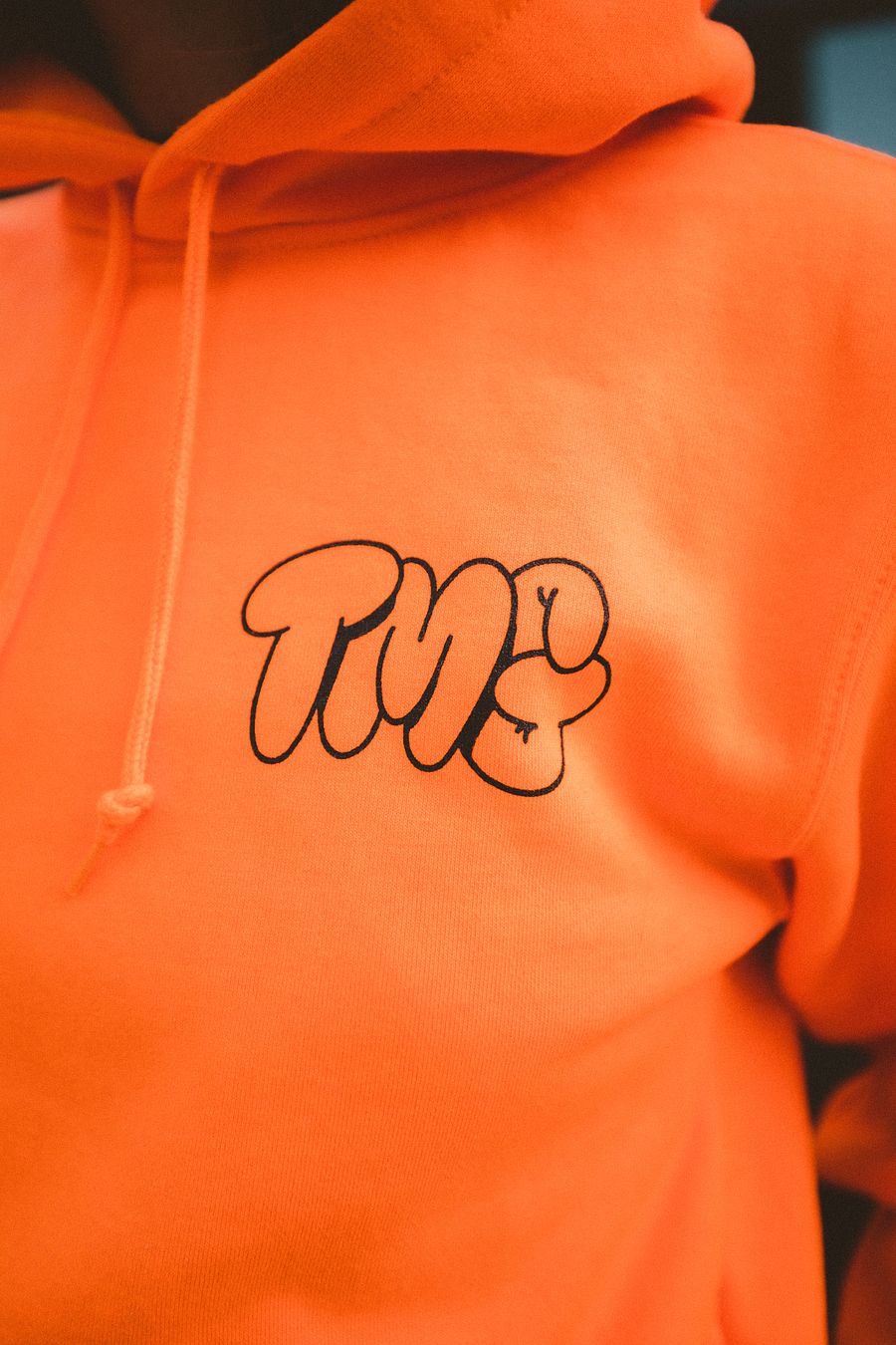TMG Globe Neon Orange Hoodie product image (6)