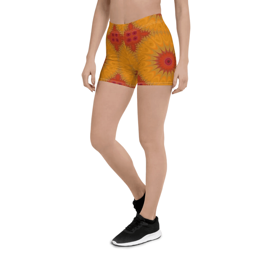 Orange Peel Biker Shorts product image (5)