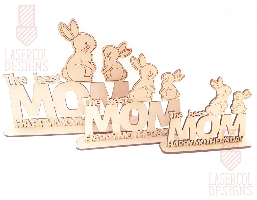 Mother's Day Gift Plaque (Three Sizes) Set 4 - Laser Cut Files product image (6)