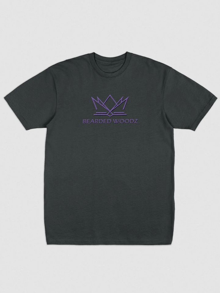 Men's Bearded Woodz T-Shirt (Purple Embroidery) product image (4)