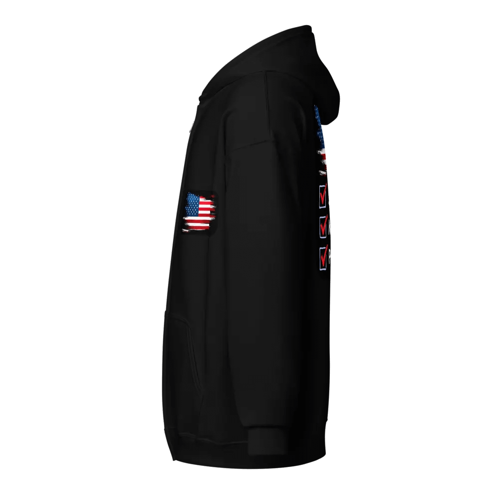 Zip Hoodie: Male Checklist product image (3)