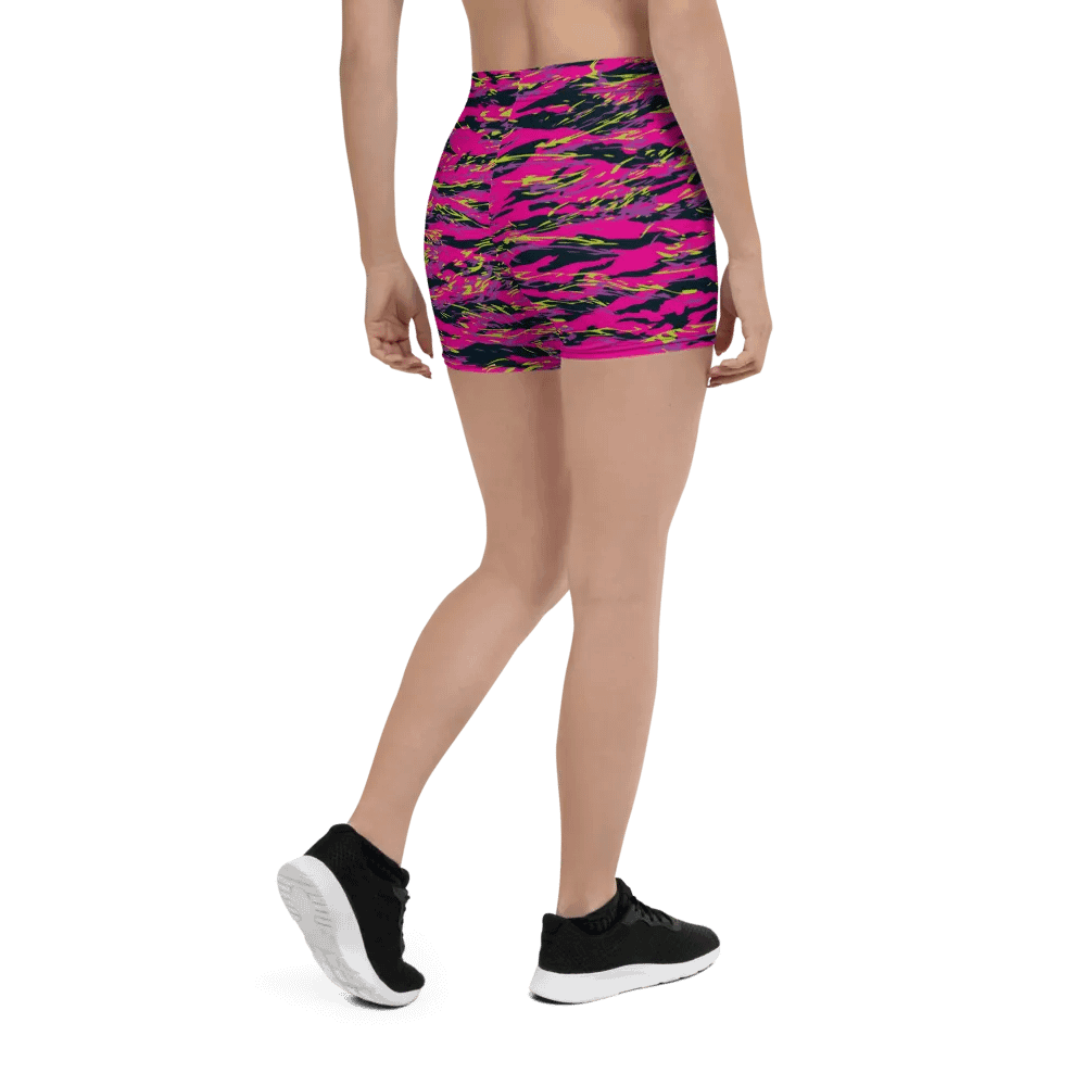 Pink Camo Bike Shorts product image (11)