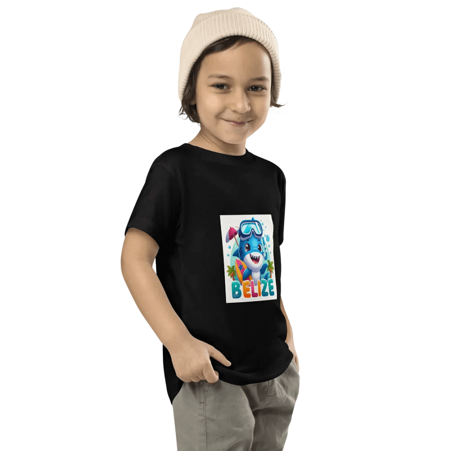 Belize Beach Baby Shark Toddler Tee product image (11)