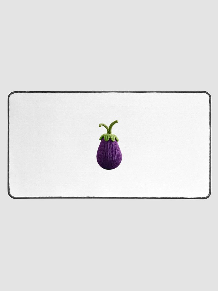 CozyAvocado Desk Mat 15.5" x 31.5" Egg Plant #1 product image (1)