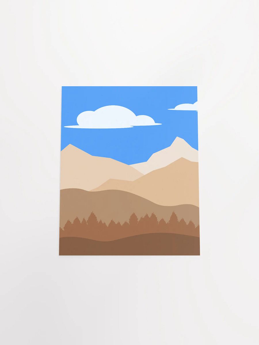 Mountain Valley Matte Paper Poster product image (26)