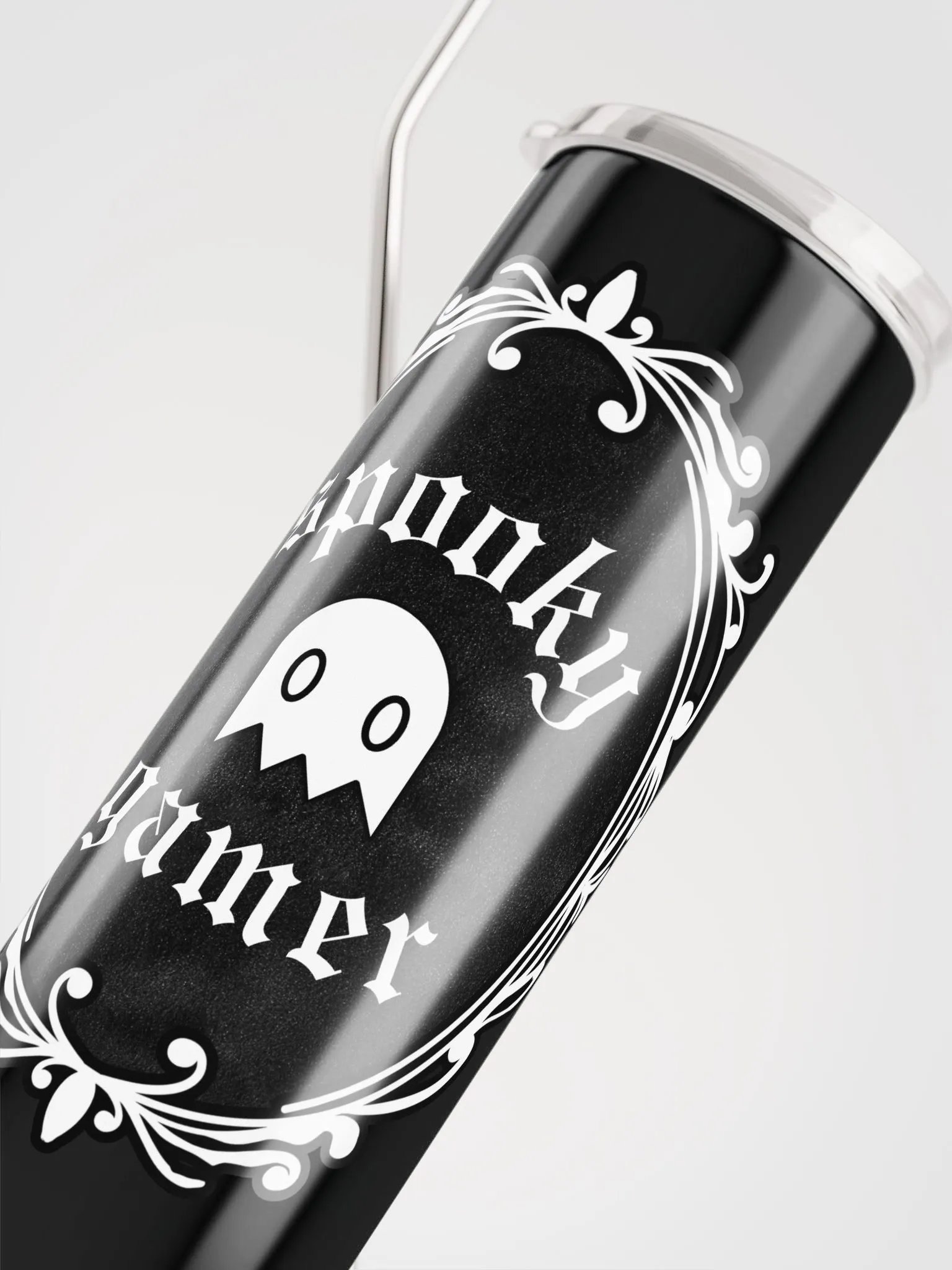 Spooky Gamer Gothic Tumbler with Straw - 20oz product image (5)