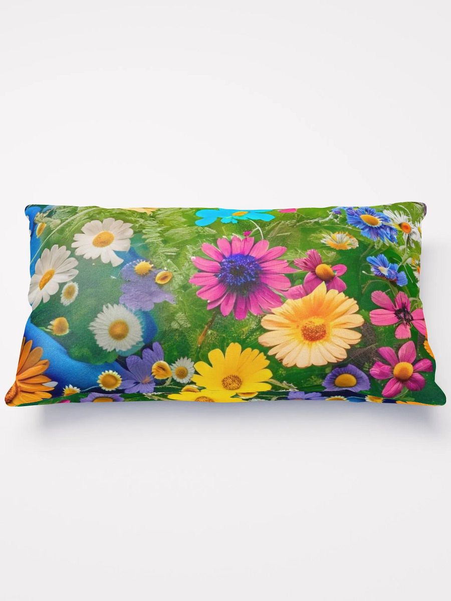 Breathe Deep and Dream: Bohemian Wildflower Retreat Throw Pillow product image (2)