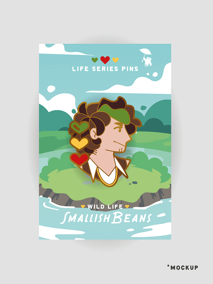 *PREORDER* SmallishBeans - Hard Enamel Pin product image (1)
