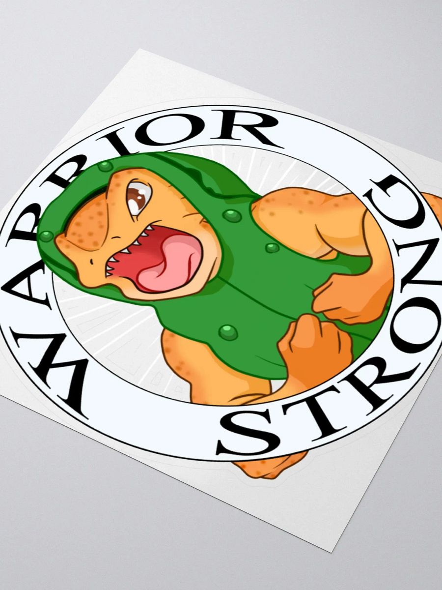 Buff Pickle Warrior Strong Sticker product image (8)