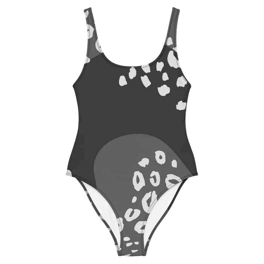 Grey Flowing Waves All-Over Swimsuit product image (2)