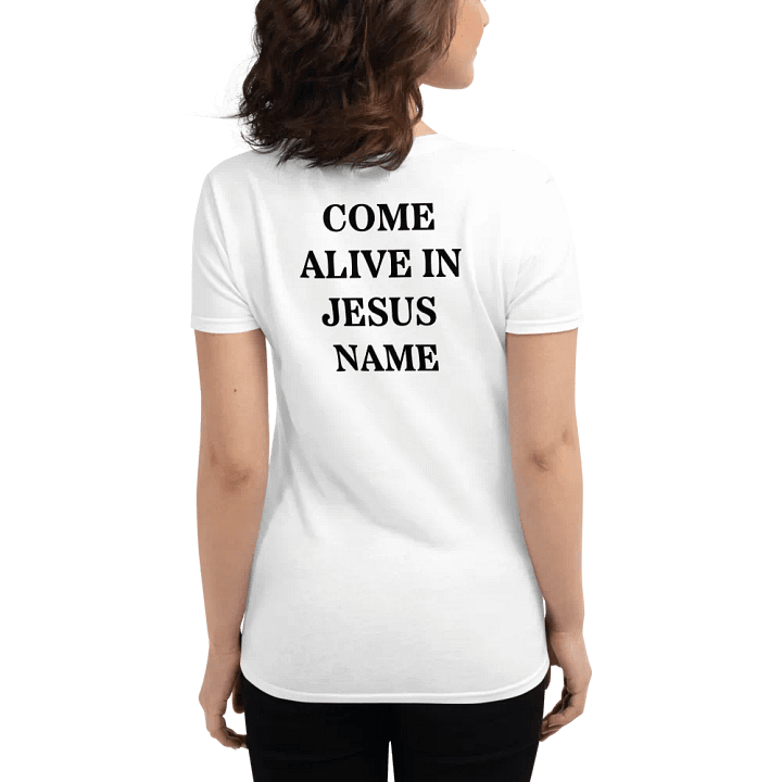 I am a House of Miracles | Fitted (Female) | Black Print product image (2)