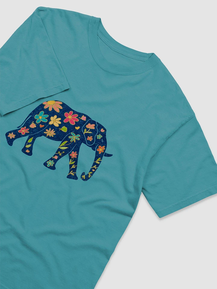 Boho Elephant Decorated with Flowers T Shirt product image (26)