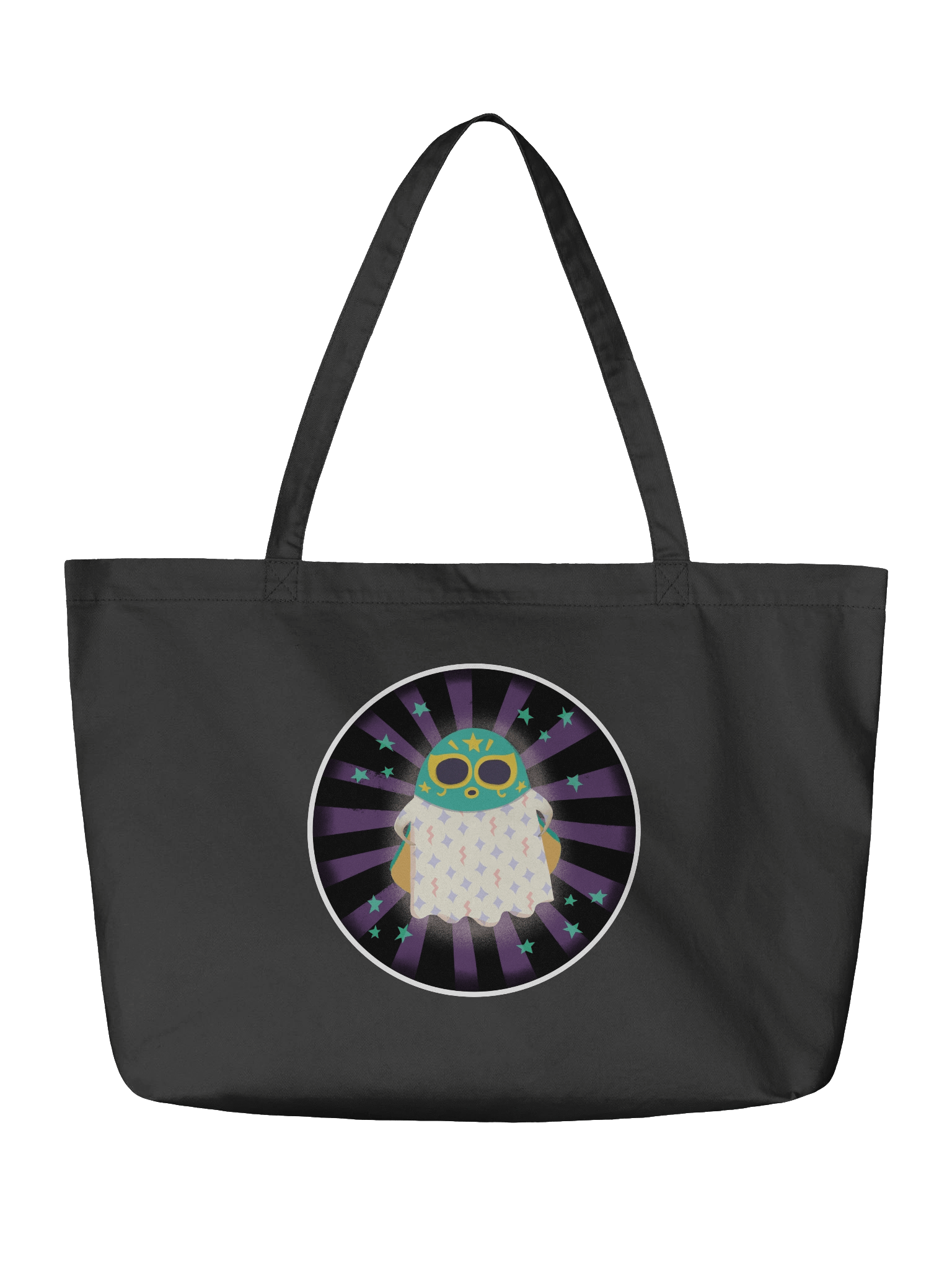 Little Ghost Luchador - Tote Bag product image (3)