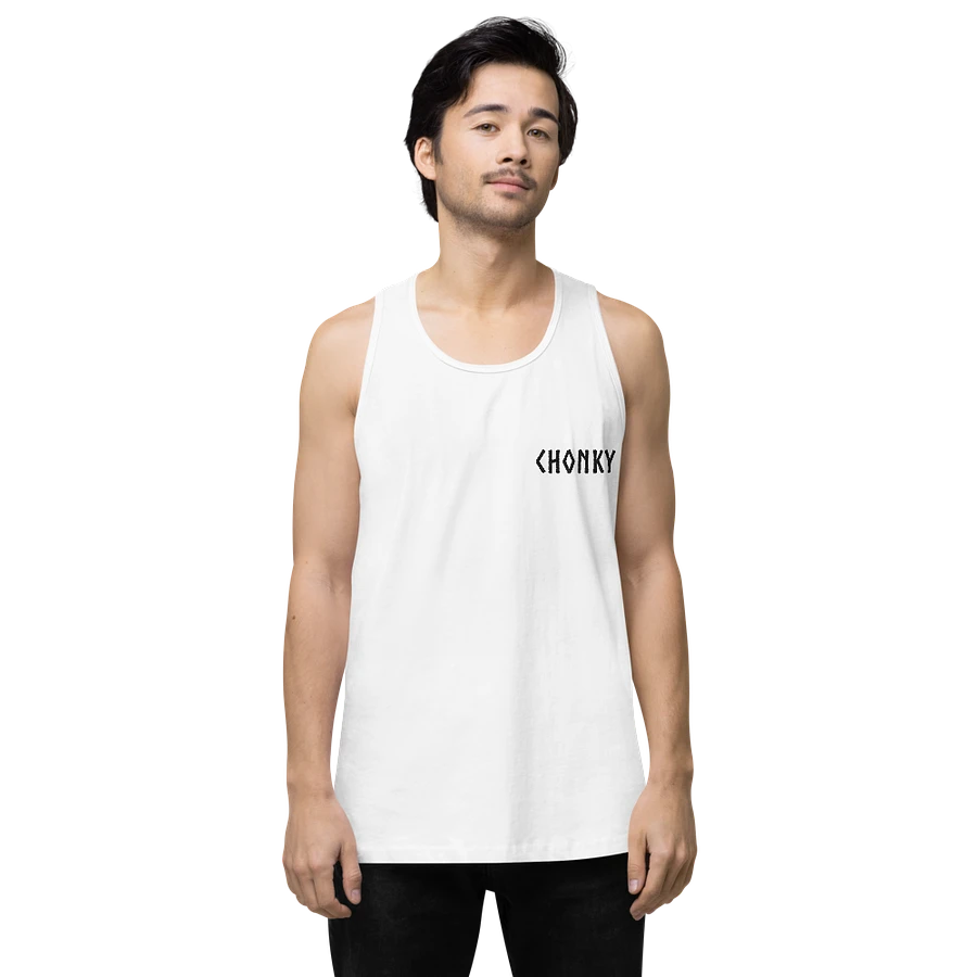 CHONKY - Tank Top Men Black Embroidery product image (16)