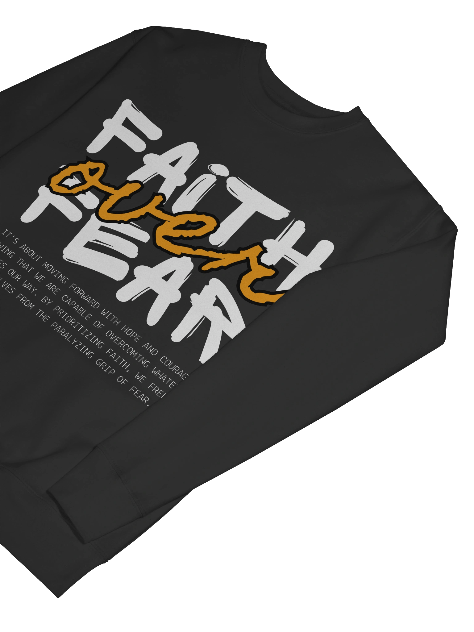 Faith Over Fear Sweatshirt – Studio Life University Collection product image (7)
