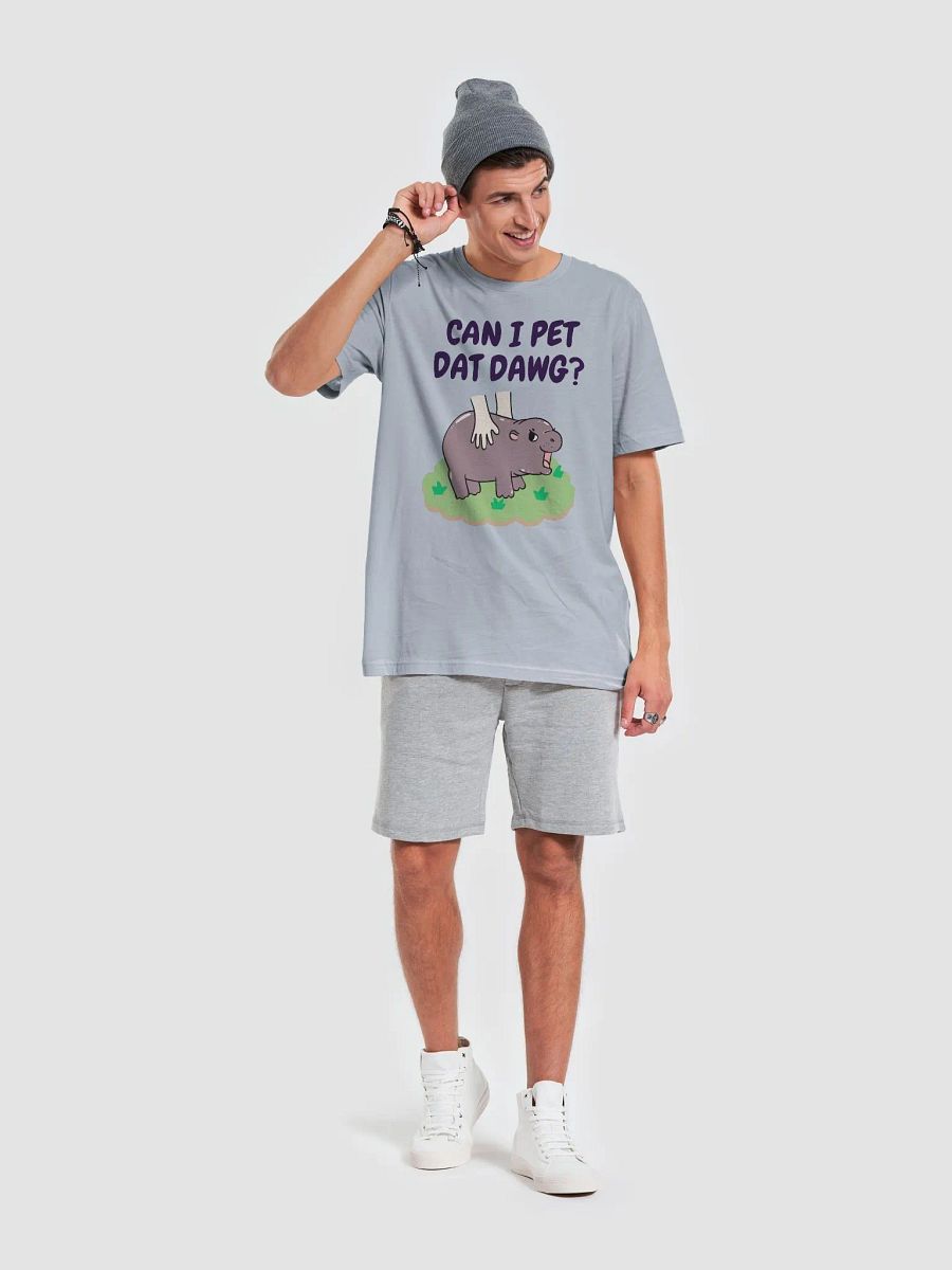 MOODENG'S CAN I PET DAT DAWG? SUPERSOFT T-SHIRT! product image (6)