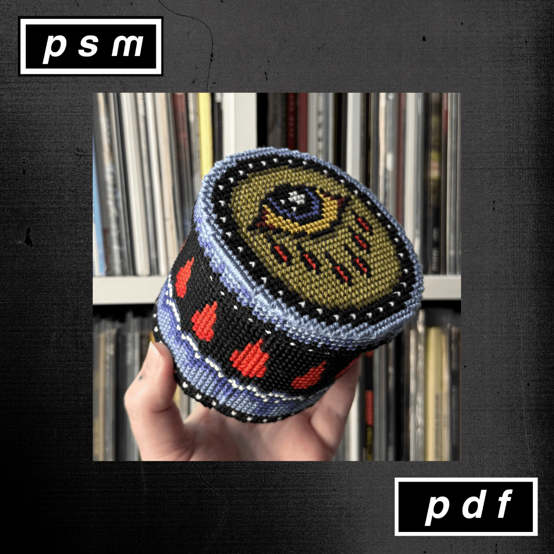 Sick Eye Small Round Box Plastic Canvas Project product image (3)