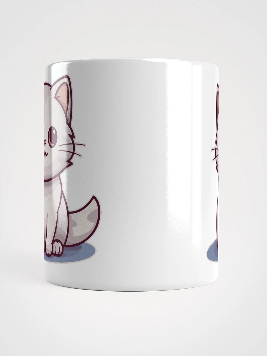 Whimsical White Cat Mug product image (10)