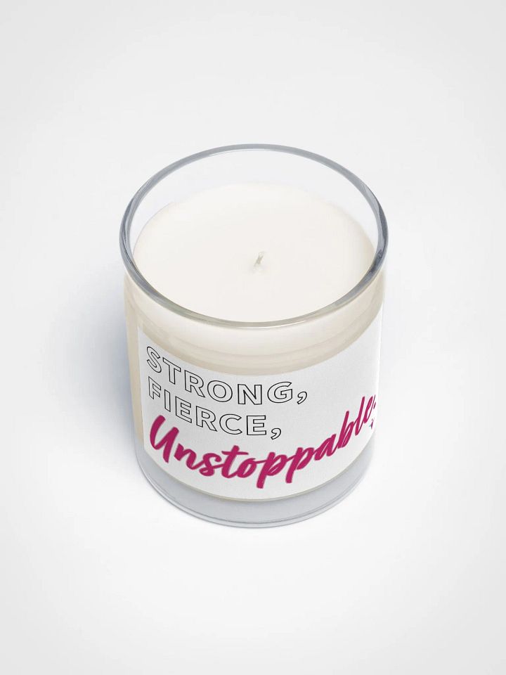 STRONG FIERCE UNSTOPPABLE | Soy Wax Candle product image (1)