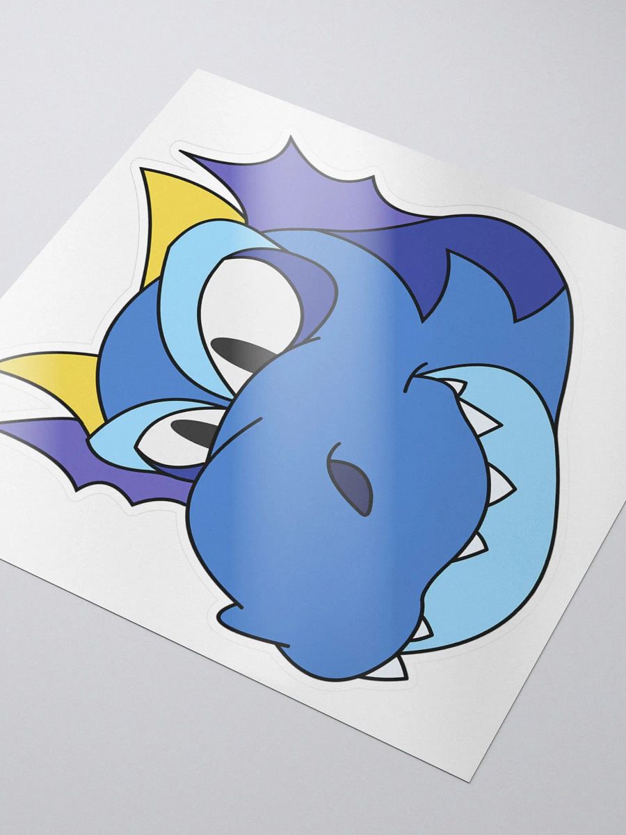 Happy Dragon Blue Sticker product image (3)