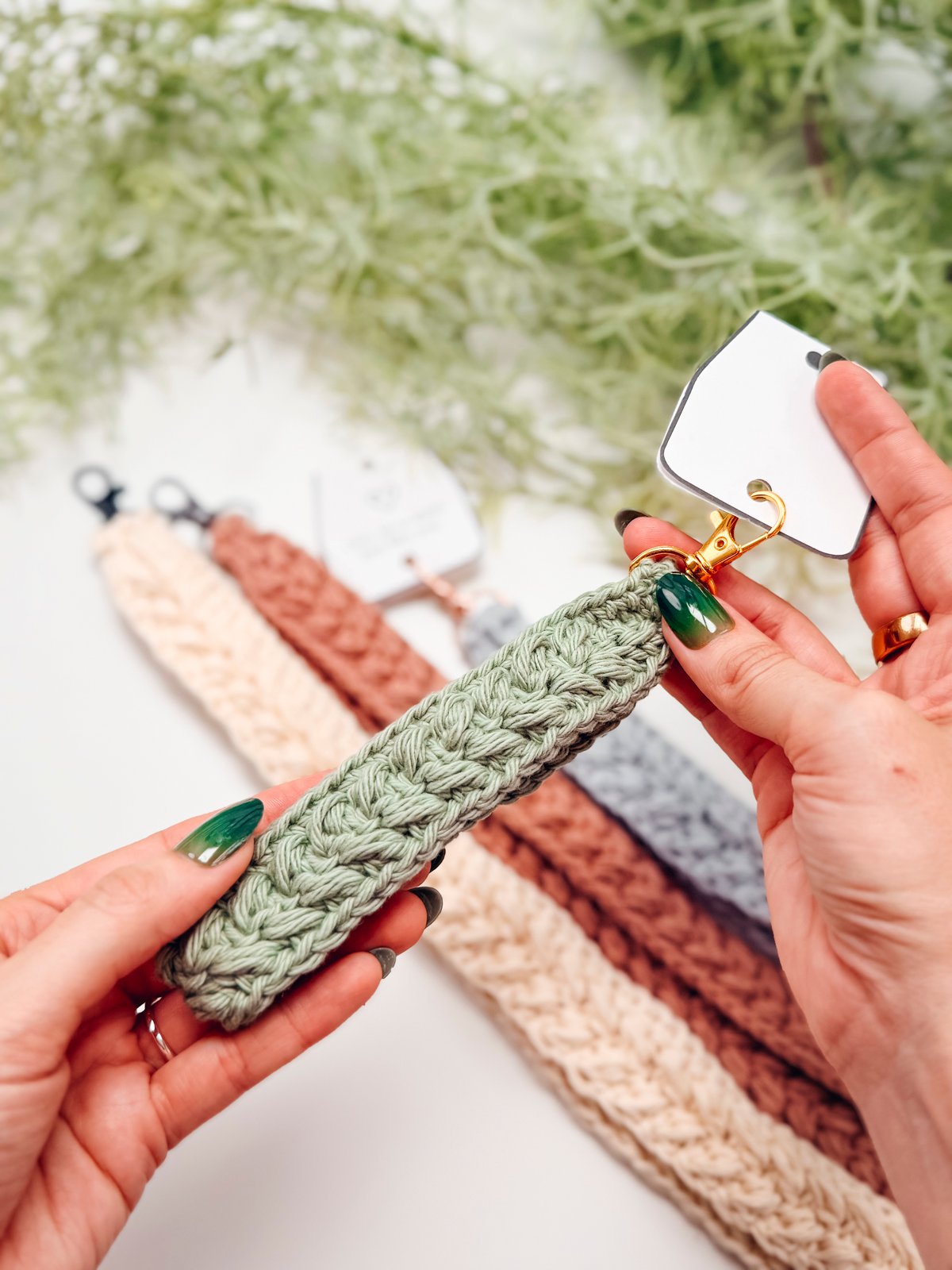 Wheat Stitch™ Keychain & Lanyard Crochet Pattern product image (9)