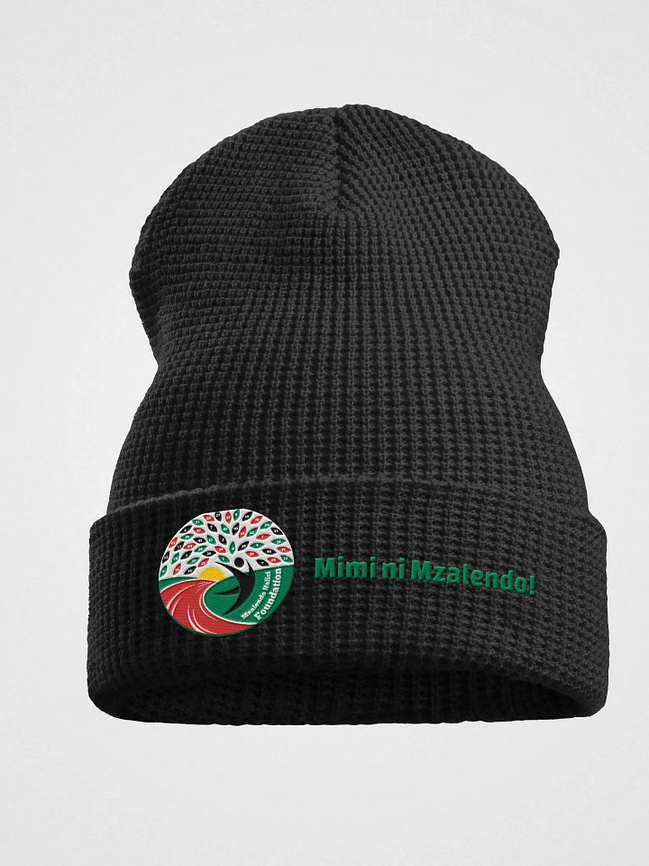 Mzalendo Halisi Kenya Flag Colours Richardson Waffle Beanie product image (3)
