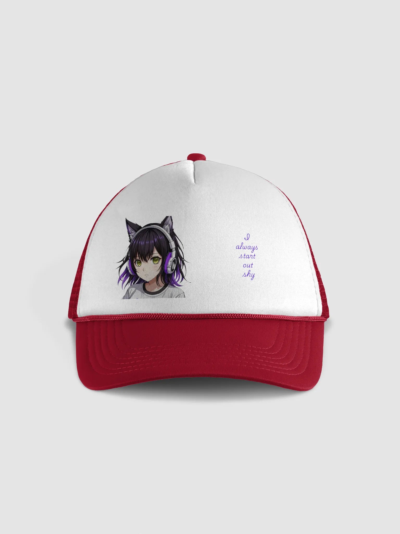 Purple Eared Melody Trucker Hat product image (1)