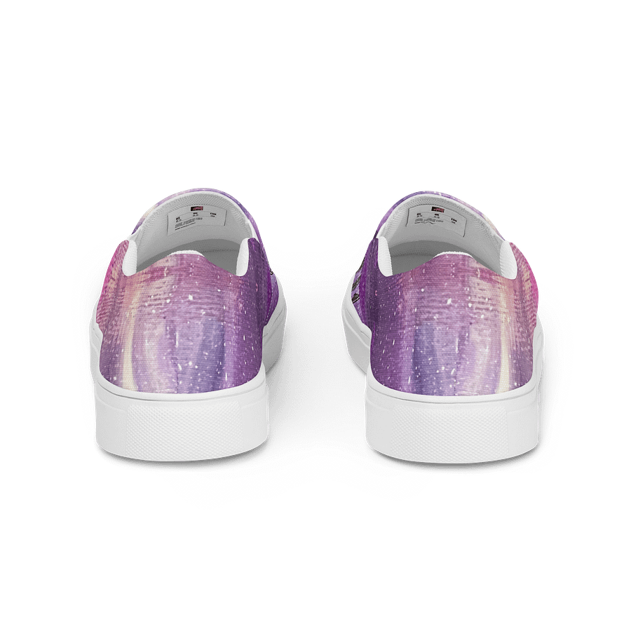 "Forget-Me-Nots" Canvas Slip On Shoes (Women's) product image (4)