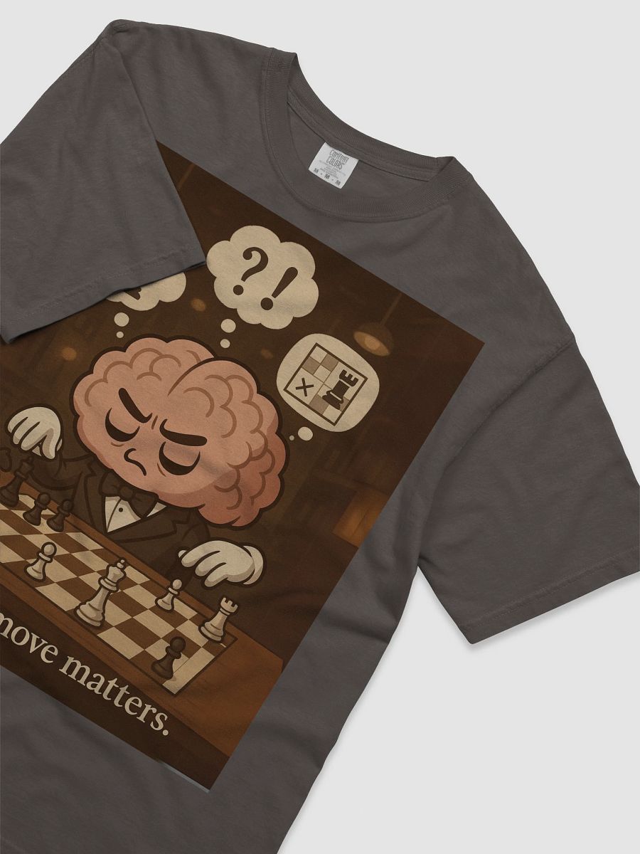 Every Move Matters - Strategic Chess Heavyweight T-Shirt product image (3)