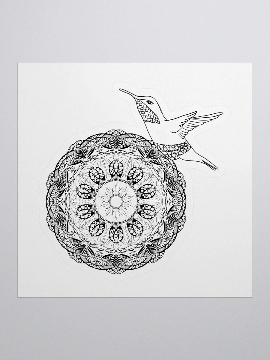 Mandala Hummingbird Harmony Stickers product image (2)