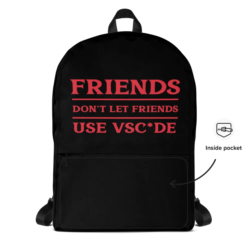 NeovimBTW - Friends != VSC*de Bookbag product image (11)