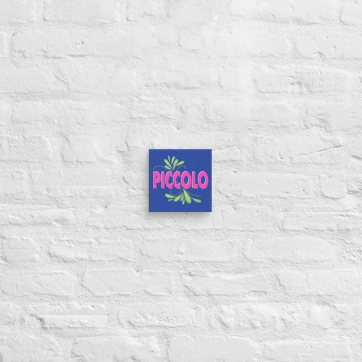 Flute Flourish Wall Canvas- Piccolo (Royal Blue) product image (2)