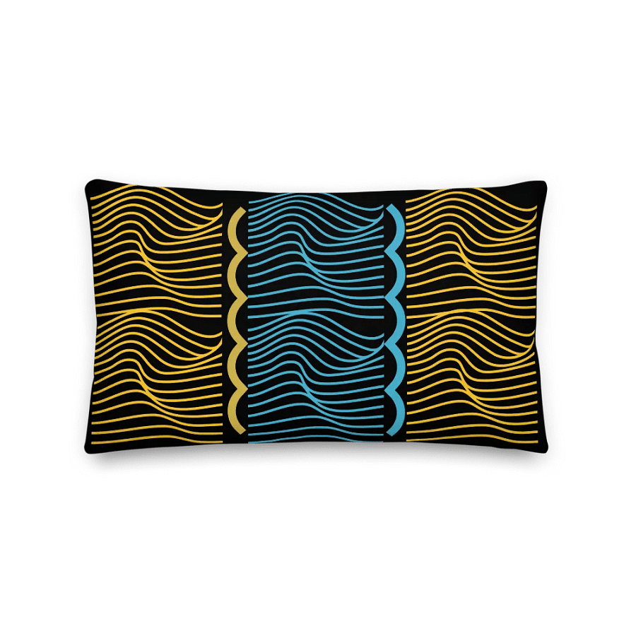 Rhythmic Waves Premium Pillow product image (1)