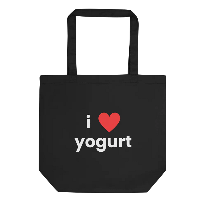 "i ❤ yogurt" tote bag product image (1)
