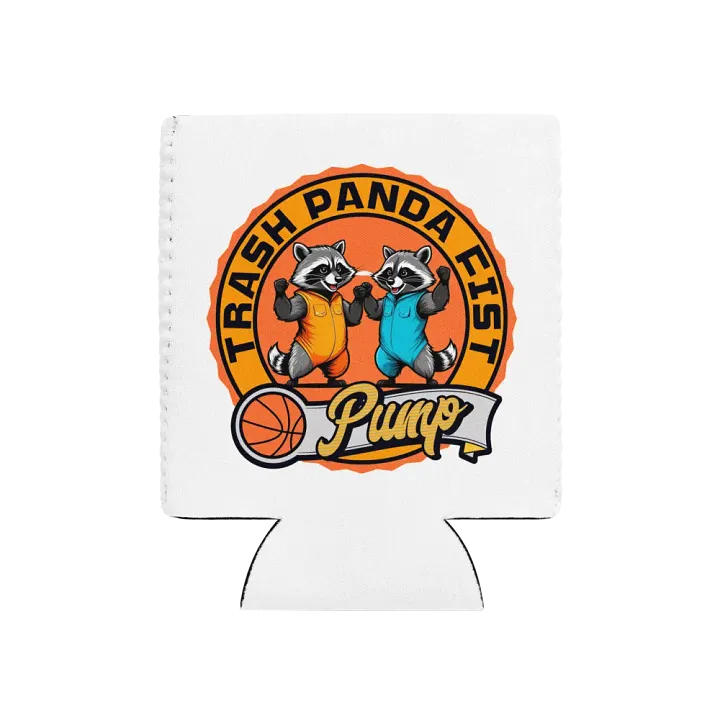 Trash Panda Fist Pump Basketball Can Cooler product image (1)