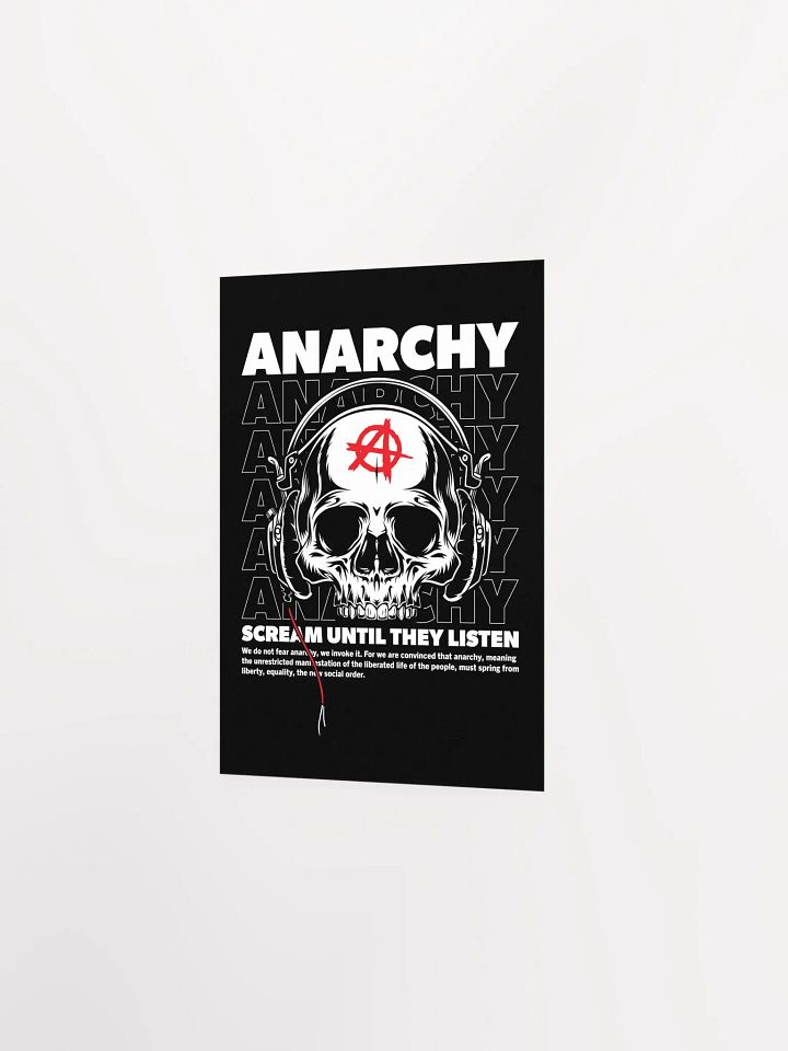 Anarchy: Scream Until They Listen - Vintage Punk Poster product image (12)