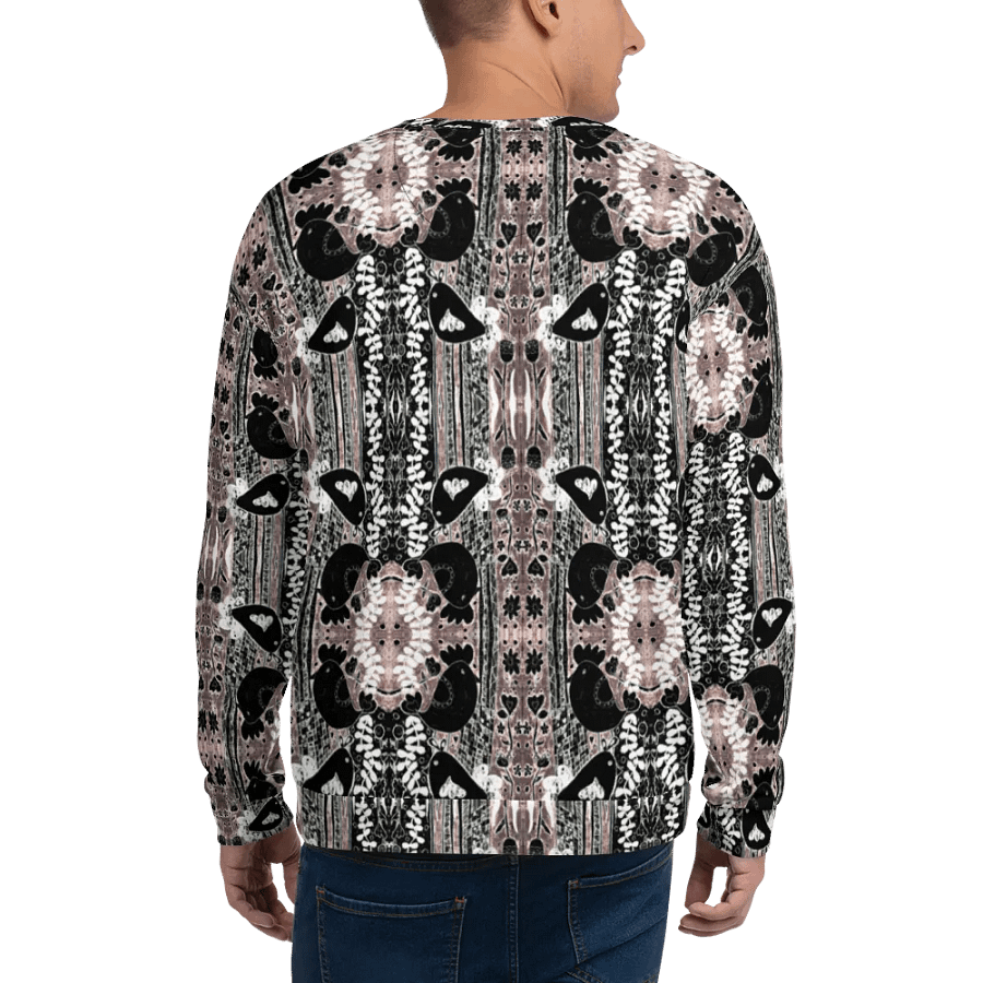 Abstract Floral Birds Unisex Sweatshirt product image (10)